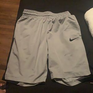 Nike grey gym shorts size M can be boy or girl